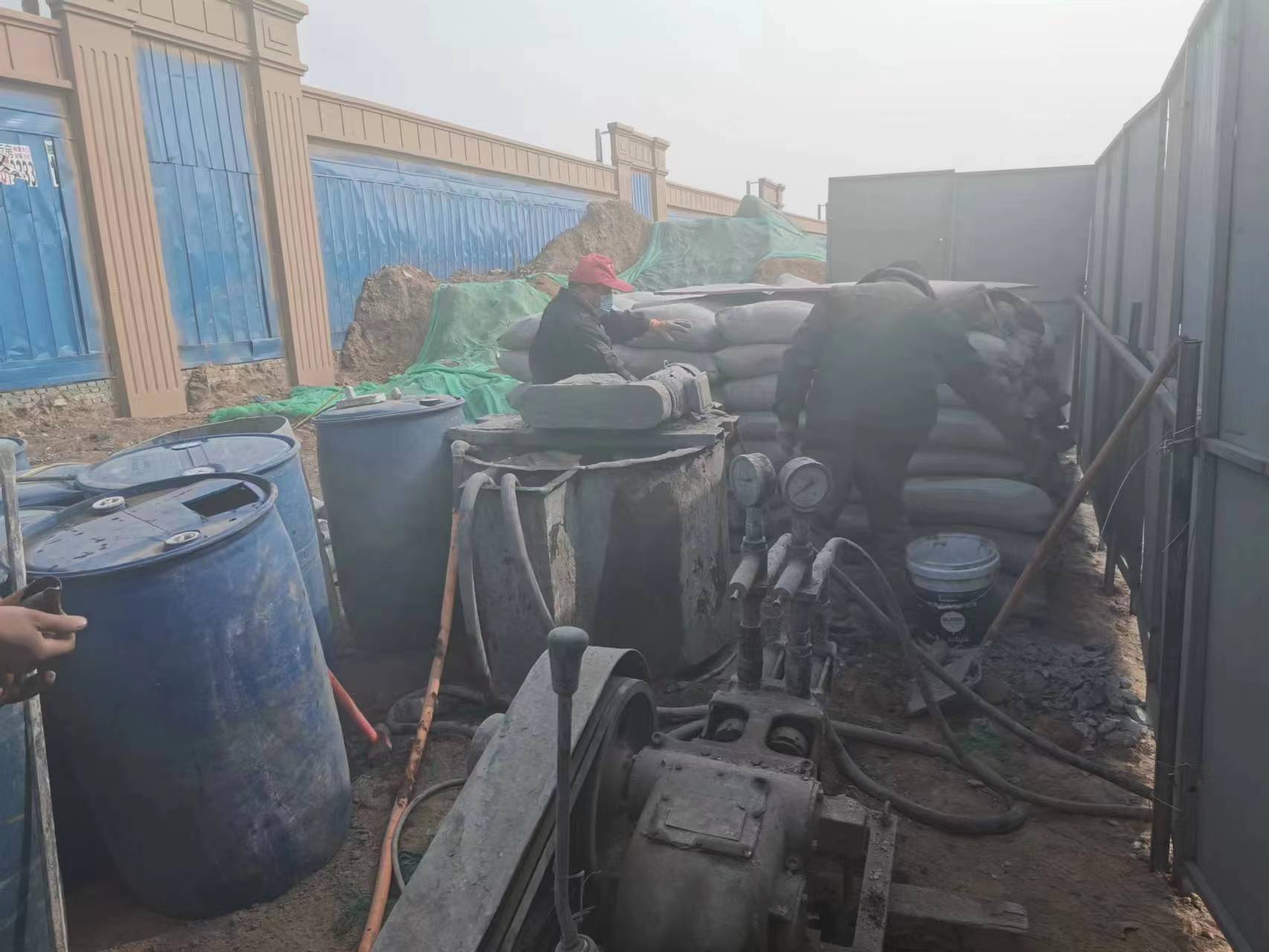 石城地基沉降注浆加固